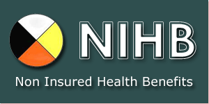 Green background logo for Non Insured Health Benefits